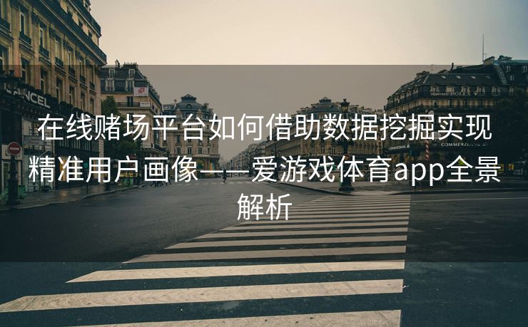 在线赌场平台如何借助数据挖掘实现精准用户画像——爱游戏体育app全景解析