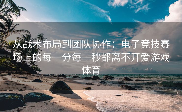 从战术布局到团队协作：电子竞技赛场上的每一分每一秒都离不开爱游戏体育